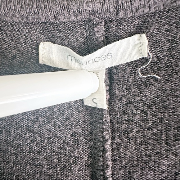 Maurices Leopard Print Hooded Purple Open Cardigan - Picture 5 of 5